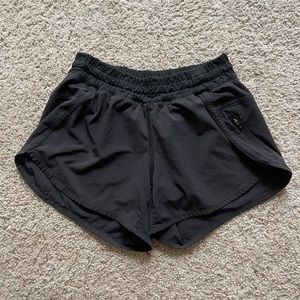 Lulu Lemon athletic shorts, black, size 6